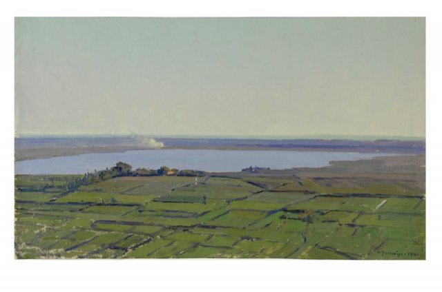 1919 - Il lago di Massaciuccoli